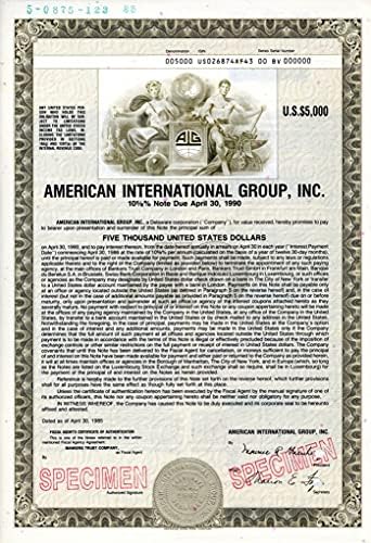 American International Group, Inc. - Çeşitli Mezhepler-Tahvil