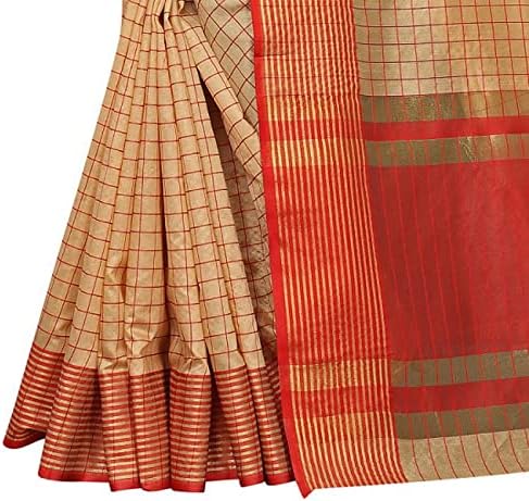 Peegli Saree kadın Dokuma Saree Pamuk Sanat İpek Sari 5.91 Metre