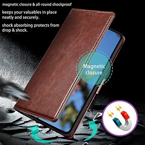 MInCYB iPhone için kılıf 14 Pro Max, iPhone 14 Pro Max Cüzdan Kılıf Kart Yuvaları Tutucu RFID Engelleme, 【Darbeye