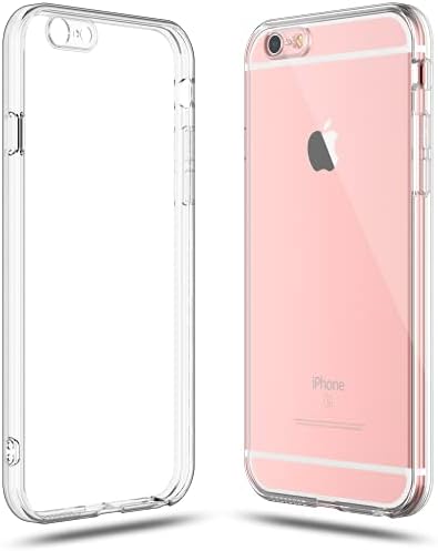 Shamo'nun iPhone 6s Kılıfı ve iPhone 6 Kılıfı Kristal Berraklığında Şok Emme TPU Kauçuk Jel Şeffaf (Şeffaf)
