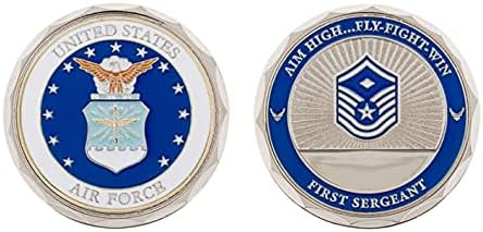 Amerika Birleşik Devletleri Hava Kuvvetleri USAF Başçavuş Rütbesi Mücadelesi Coin