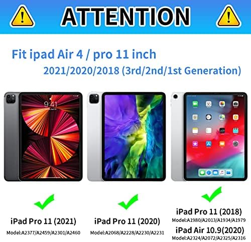 ıçin iPad Hava 5th Nesil Kılıf için iPad Hava 4th Nesil Kılıf CGFGHHUY Hafif Koruyucu PU Deri Akıllı Standı Kapak