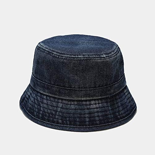 Havza düz şapka Şapka Moda Şapka balıkçılık şapkası Yetişkin Kova Kapaklar Şapka Balıkçı Denim Kova Açık Güneşlik