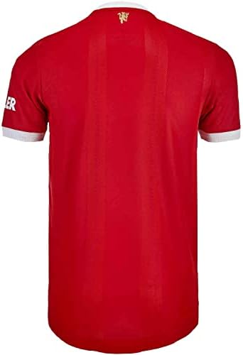 adidas Erkek Manchester United Ev Sahibi Otantik Futbol Forması 2021/22, Kırmızı