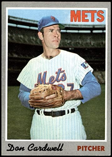 1970 Topps 83 Don Cardwell New York Mets (Beyzbol Kartı) Dekanın Kartları 5-ESKİ Mets
