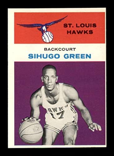 15 Sihugo Green RC - 1961 Fleer Basketbol Kartları (Yıldız) Dereceli EX+ - İmzasız Basketbol Kartları