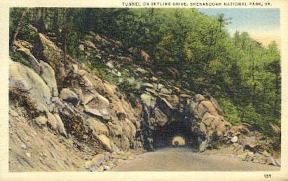 Shenandoah Ulusal Parkı, Virginia Kartpostalı
