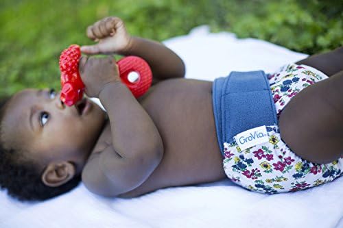 GroVia Yeniden Kullanılabilir Hibrit Bebek Bezi Bezi Kanca ve Halka Kabuğu, Bir Boyut