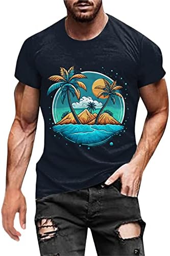 XXBR Erkekler Moda Bahar Yaz Rahat Kısa Kollu O Boyun Baskılı T Shirt En Tees Teknoloji Uzun Kollu Gömlek Erkekler