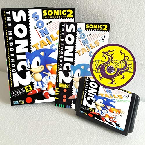 ROMGame Sonic 2 16 Bit Sega Md Oyun Kartı Kutulu Manuel Sega Mega Sürücü Genesis