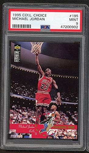 Michael Jordan 1995 Üst Güverte Toplayıcıları Seçimi Basketbol Kartı 195 Dereceli PSA 9 NANE