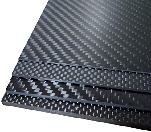 500×500mm 3K Karbon Fiber Levha Yüksek Mukavemetli Karbon Levha Panel Plaka Kalınlığı 1mm 1.5 mm 2mm 2.5 mm 3mm 4mm