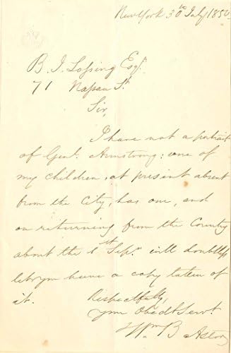 William Backhouse Astor İmzalı Mektup İmzalı ALS