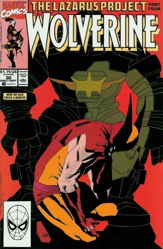 Wolverine 30 VF; Marvel çizgi romanı / Lazarus Projesi 4