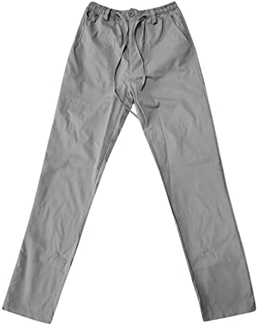 Rahat Pantolonlar, Erkekler için özel bir uyum için Ayarlanabilir iç İpli Elastik Bel Bandı ve Fermuarlı Sineğe Sahiptir.