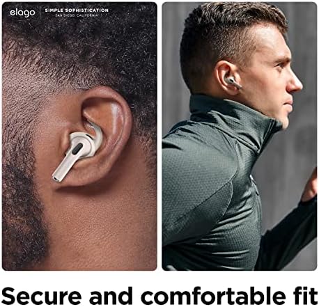 elago [4 Çift] Kulak Kancası Kapakları AirPods Pro 2 ile Uyumlu - Kulaklık Kancası AirPods Pro 2. Nesil ile uyumlu,