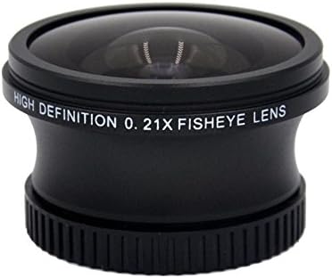 Aşırı Balık Gözü Lens (0.21 x) JVC Everio GZ-HD620 + Yeni Batı Mikro Fiber Kumaş