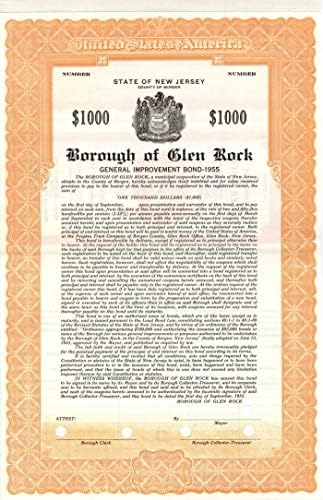 Glen Rock İlçesi-1.000 Dolarlık Tahvil