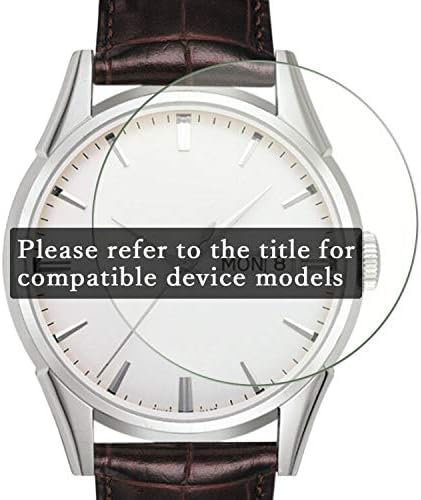 Synvy [3 Paket] Ekran Koruyucu ile Uyumlu İSVİÇRE ASKERİ ML 310 TPU Filmi Smartwatch akıllı saat Koruyucuları [Temperli