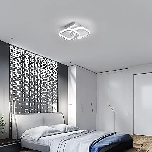 DAXGD kare LED tavan ışıkları Modern LED tavan ışık fikstürleri iç mekan aydınlatması oturma odası, mutfak, koridor,