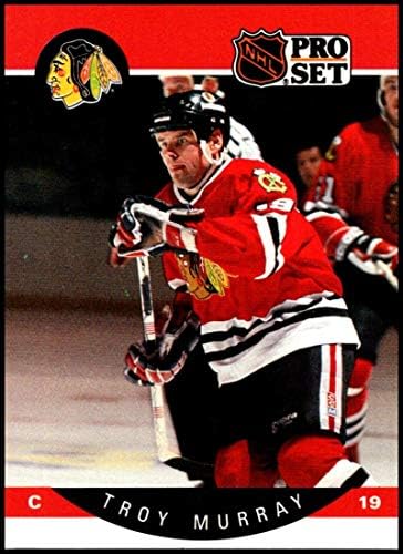 1990-91 Profesyonel Set 57 Troy Murray NM-MT Chicago Blackhawks Resmi NHL Hokey Kartı