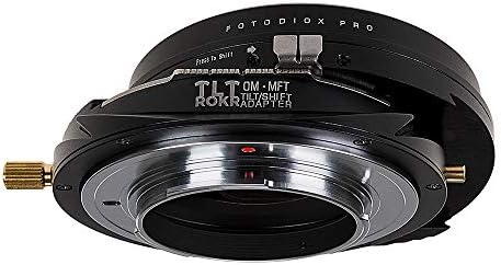Fotodiox Pro TLT ROKR-Tilt / Shift Lens Montaj Adaptörü Olympus Zuıko (OM) 35mm SLR Lensler Mikro Dört Thirds (MFT,