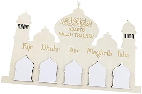Milageto Ramazan Advent Takvimi Asılı Süsleme Kale Dekorasyon Yazılabilir Mesaj Panosu Tatil Ramazan Partiler Festivali