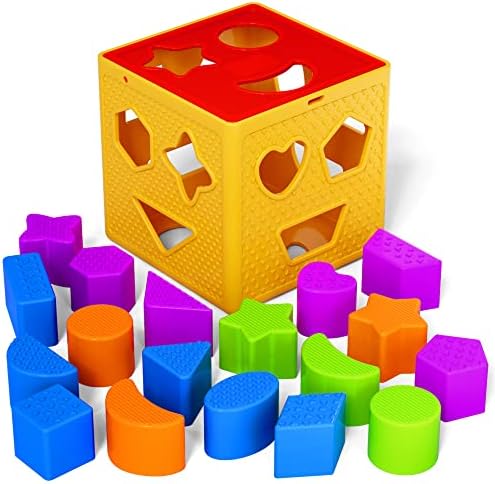 ETİ Oyuncaklar, Yeni yürümeye başlayan çocuklar için 19 adet benzersiz eğitici sıralama ve eşleştirme oyuncağı. Renkli