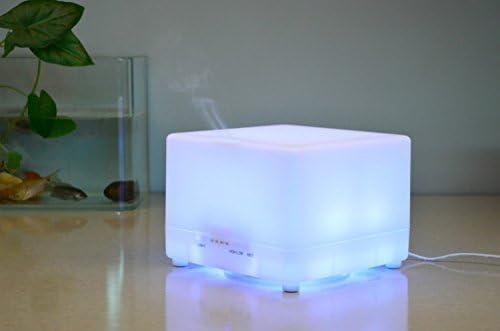 SoHome 700 ml aromaterapi uçucu yağ difüzör taşınabilir ultrasonik soğuk Mist Aroma nemlendirici ile renk LED ışıkları
