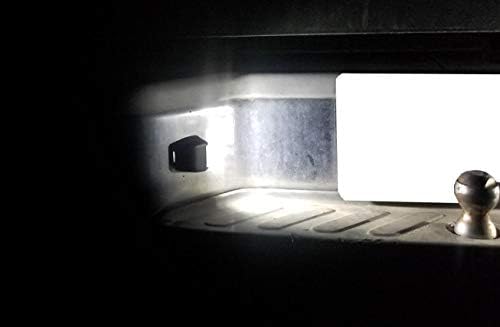 ıJDMTOY OEM-Fit 3 W Tam LED plaka aydınlatma ışığı Kiti ile Uyumlu 1st Gen Nissan Xterra Frontier Navara, Powered