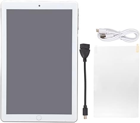 Tip-C Tablet, Yüksek Çözünürlüklü Ekran Sekiz Çekirdekli İŞLEMCİ İşlemci Tablet Bilgisayar 128 GB TF Kart Genişletilebilir