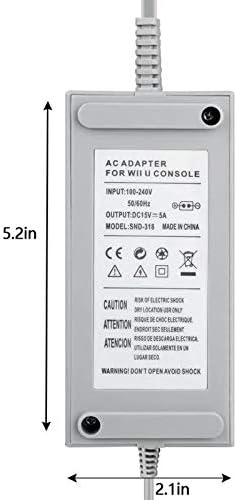 NeeKeons AC Güç Kaynağı Evrensel 100-240V adaptör kablosu ABD Plug Nintendo Wii U Konsol Sistemi için