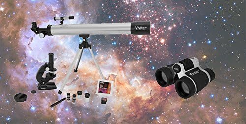 Vivitar VİV-TELMİC-40-BLK Teleskop, Mikroskop ve Dürbün Seti, Siyah