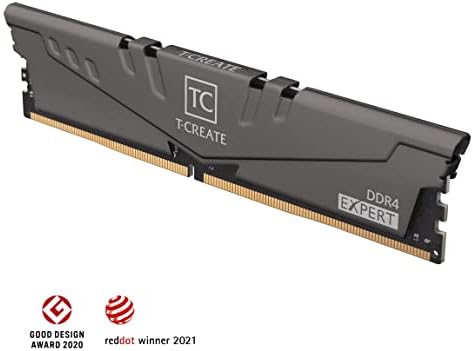 TEAMGROUP T-Create Uzman overclock 10L DDR4 16GB (2x8GB) 3200MHz C16 Masaüstü Bellek TTCED416G3200HC16FDC01 Paketi