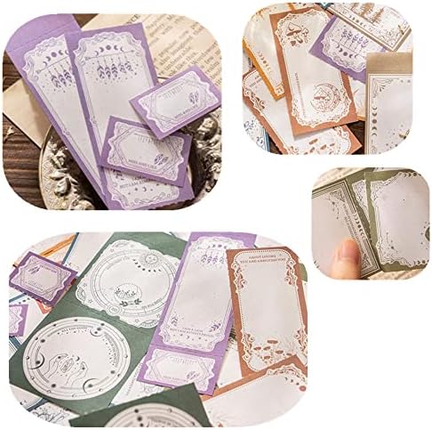 6 Paket Scrapbooking Washi Kağıt Memo Pedleri, Retro Malzeme Kağıt Etiket Kitap Estetik dekorasyon kağıdı DIY Dekupaj