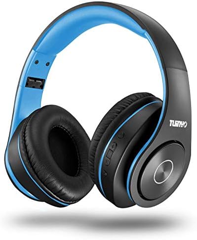 TUINYO Bluetooth Kulaklıklar Kablosuz, Aşırı Kulak Stereo Kablosuz Kulaklık 35 H Çalma Süresi ile derin bas, Yumuşak