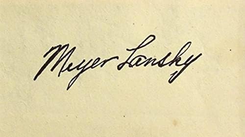 Meyer Lansky'nin imzası