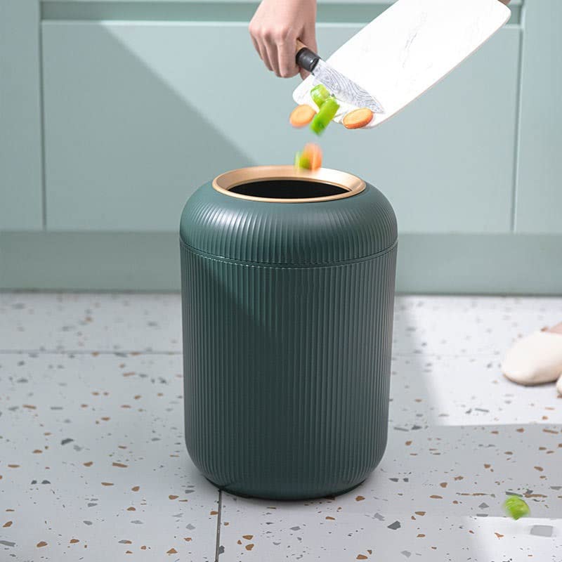 UXZDX çöp tenekesi Yatak Odası Basın Tipi Çöp Depolama Kovası Banyo Kağıt Sepeti ( Renk: D, Boyut: 315mm * 225mm )