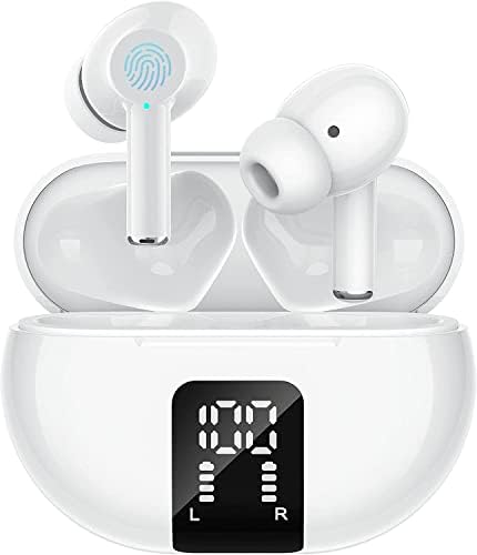 Kablosuz Kulaklıklar Bluetooth Kulaklıklar 60H Çalma Süresi LED Güç Göstergesi Şarj Kutusu Gürültü Önleyici Mikrofonlu