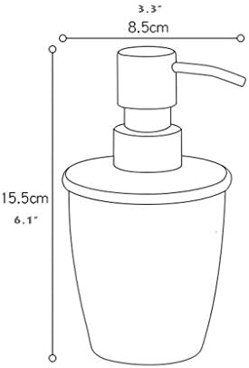 DEPİLA Duş Pompası 9.4 oz / 280ml Hafif Sabun Sabun Şişeleri Losyon Şişesi Punch-Ücretsiz tezgah Dağıtıcı sabunluk
