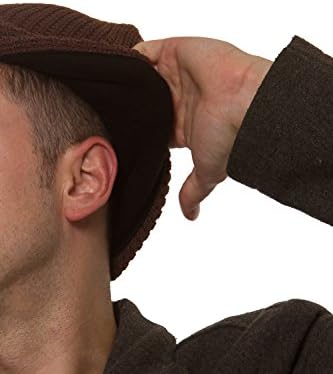 Alki'yi erkek Çift Katmanlı Ağır Örgü Kışlık Şapka H708