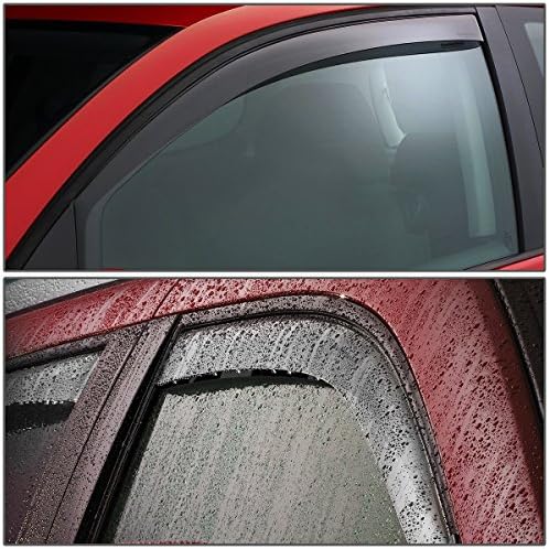 4 adet Bant Pencere Visor Deflektör Yağmur Guard Değiştirme Chevy Silverado GMC Sierra Genişletilmiş Kabin 99-06 07