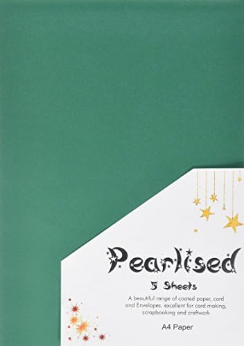 Pearlize A4 Kağıt - Noel Yeşili (5'li Paket)