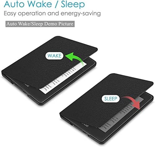 Kindle Paperwhite için Kılıf (10. Nesil, 2018 Sürümü) - Otomatik Uyku/Uyandırma Özelliğine Sahip Hafif Kumaş Kapak