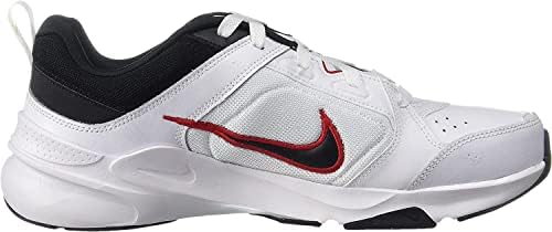 Nike Defy All Day DJ1196-101 Beyaz-Siyah-Üniversite Kırmızı Erkek Çapraz Antrenman Spor Ayakkabıları 10,5 ABD