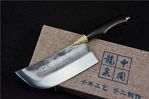 GLW Kanata El Dövme Longquan Şef Mutfak Bıçağı Mutfak Dilimleme Bıçağı Manganez Çelik 4