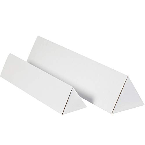 Üçgen Posta Tüpleri, 2 x 24 1/4, Beyaz, 50/Paket, İndirimli Kargo ABD
