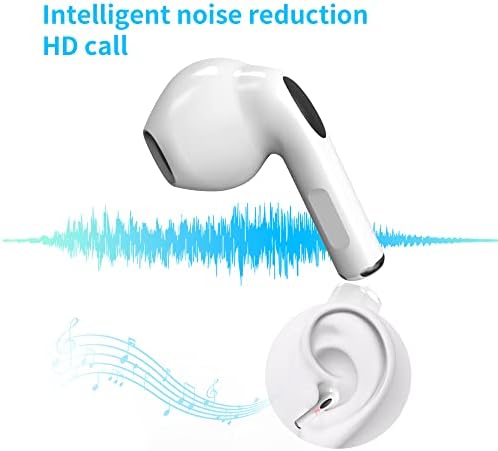 Aktif Gürültü Azaltmalı Tikgram Kablosuz Kulaklıklar, iOS ve Android Telefonlar için Bluetooth Kulaklıklar, IPX5 Su