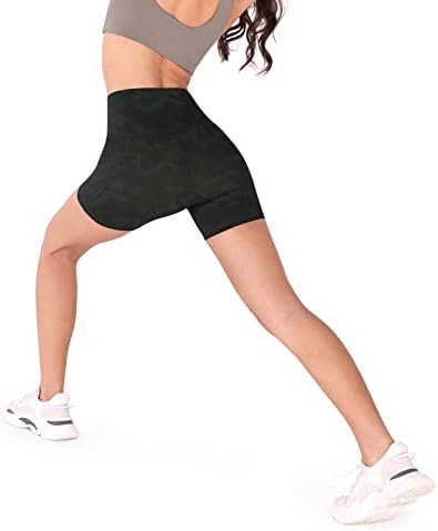 ODODOS kadın Karın Kontrol Yoga Şort 2.0 Cepler ile Yüksek Bel Atletik egzersiz şortu-5 / 8 Inseam