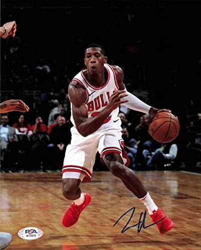 KRİS DUNN imzalı 8x10 fotoğraf PSA/DNA Chicago Bulls İmzalı-İmzalı NBA Fotoğrafları